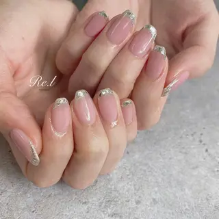 ネイル モチの良さ◉ フィルインネイル♡のネイルデザイン
