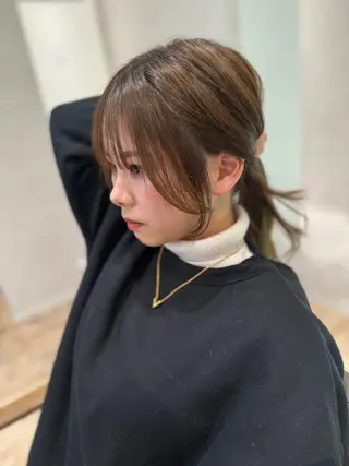 ロング カラー 田中 洸樹のヘアスタイル