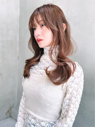 ロング カラー 艶髪/韓国ヘア🎀 Kanon︎︎⁺.のヘアスタイル