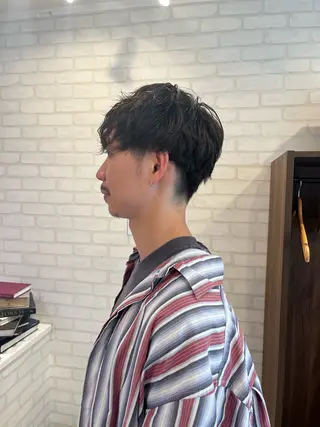 パーマ メンズ 阿部 うららのヘアスタイル