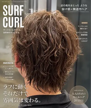 ショート メンズ 🇺🇸サーフカール メンズ特化ren🎸のヘアスタイル