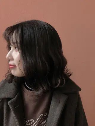 ミディアム カラー Moca 〰️のヘアスタイル