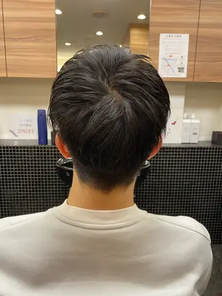 ショート メンズ メンズパーマモデル 大募集中のヘアスタイル