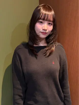 ミディアム カラー mai / linoah˚✧のヘアスタイル
