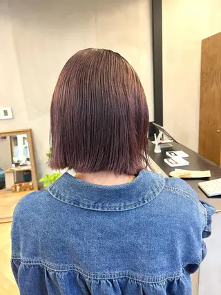 ミディアム カラー ena/ブリーチなし 透明感・レイヤー🎀のヘアスタイル