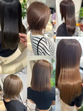 ロング カラー 夜23時まで予約🉑 reverieあきらのヘアスタイル