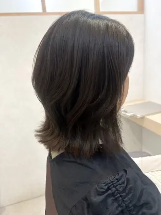 ミディアム mao🌼 bob 透明感艶colorのヘアスタイル