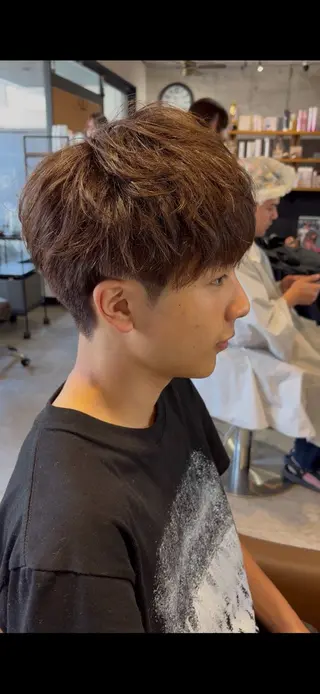 ショート メンズ ✂️メンズカット✂️ フクモト ユウヤのヘアスタイル