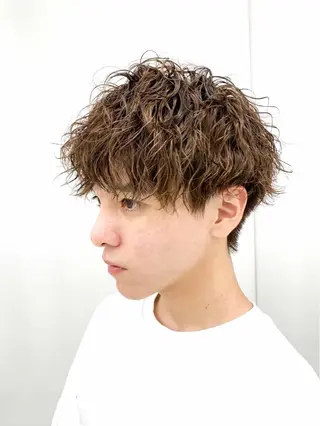 パーマ メンズ 髪質改善/縮毛矯正 /菊島樹希のヘアスタイル