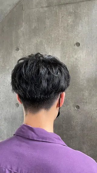 パーマ メンズ もりたみかこ 美容師お休み中のヘアスタイル