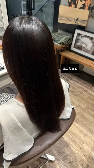 ロング 渋谷/縮毛矯正✨ 惺虎のヘアスタイル
