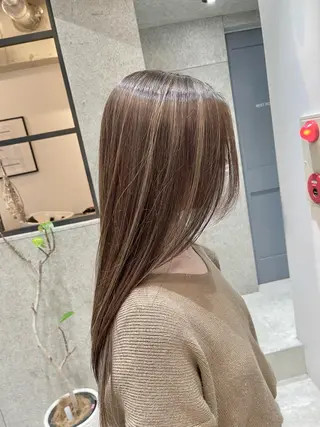 ロング カラー ヘアアレンジ 縮毛矯正/美髪 髪質改善/石田幸輔のヘアスタイル