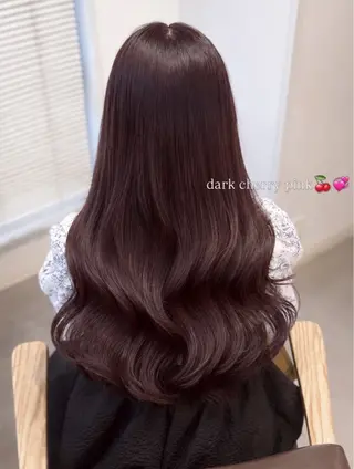 ロング カラー 表参道/ピンク♡ 盛れる顔周り♡amiのヘアスタイル