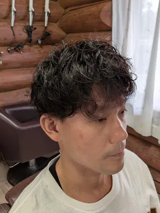 ショート パーマ メンズ リンクスハート橿原店 ⭐✨本田圭輔✨⭐のヘアスタイル