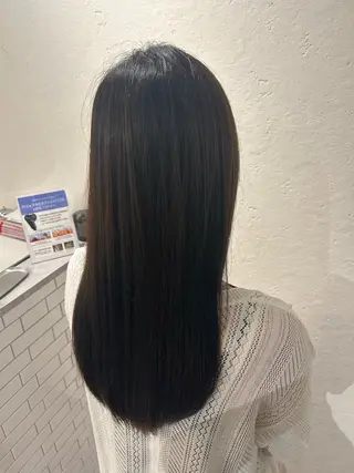 ロング カラー 堀 日次のヘアスタイル