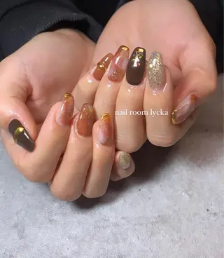 ネイル ネイルルームリッカ 𝐦𝐚𝐲𝐮のネイルデザイン