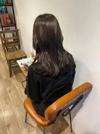 ロング カラー ヘアアレンジ coco♡ 韓国hairのヘアスタイル