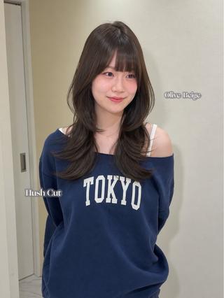 ロング カラー 大人韓国レイヤ ー特化|角岡泉希🩶のヘアスタイル