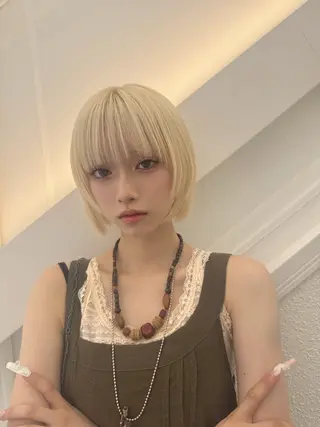ショート カラー 💎透明感カラー特化 💎TAISEIのヘアスタイル