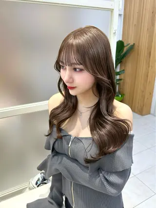ミディアム カラー 🇰🇷韓国風くびれ ヘア🇰🇷中村優大のヘアスタイル