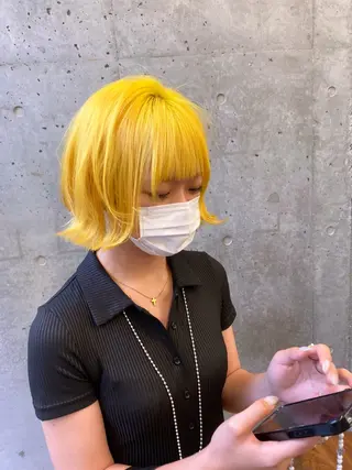 ショート カラー 🌈艶ハイトーン特化 🌈NOZOMUのヘアスタイル