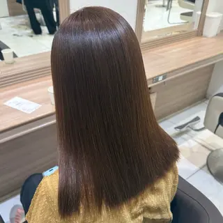 セミロング カラー ヘアアレンジ メンズカット/ 艶カラー🫧noaのヘアスタイル