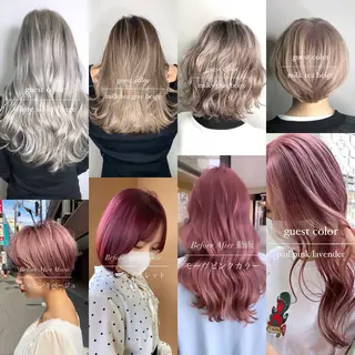セミロング カラー メンズ特化美容師 カラー専門ぺーターのヘアスタイル