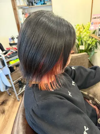 ミディアム 森川 美保のヘアスタイル
