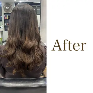 ロング カラー ヘアアレンジ FAAM Tsuneのヘアスタイル