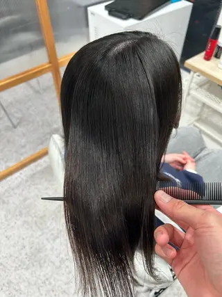 ミディアム 髪質改善 メンズパーマゆうひのヘアスタイル