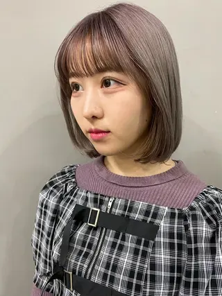 ミディアム ショート& パーマ　坂本のヘアスタイル