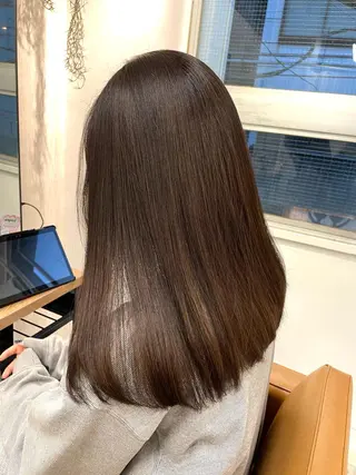 セミロング カラー 💫大宮美容師💫 azusaのヘアスタイル