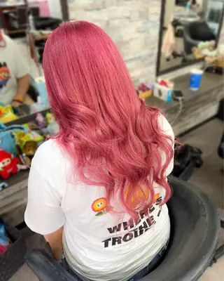 ロング カラー ハイトーンエクステ 🎩カズキ🎩のヘアスタイル