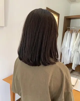 ミディアム 金子 歩実のヘアスタイル