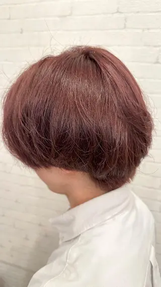 ショート カラー 🐰ハイトーンカラー 畠山 渡🐰のヘアスタイル