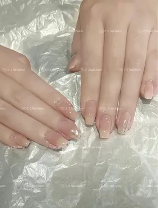ネイル Shis_🦄shi 韓国風キラキラネイルのネイルデザイン