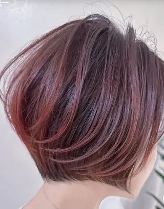 ショート 三河島駅 韓国美容室のヘアスタイル