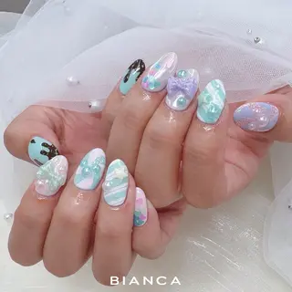 ネイル Bianca赤羽 松元🥣🫧のネイルデザイン