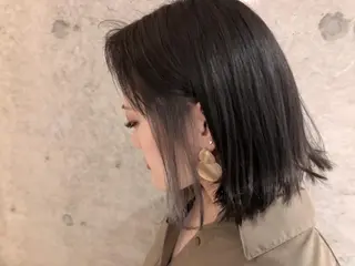 ショート カラー 藤原 ちひろのヘアスタイル