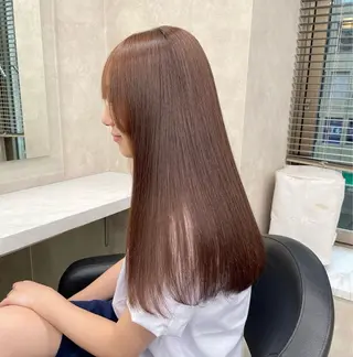 ロング 🤍透明感カラー/ 韓国レイヤー🤍のヘアスタイル