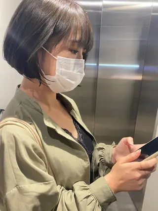 ショート カラー 外国人対応 佐久間のヘアスタイル