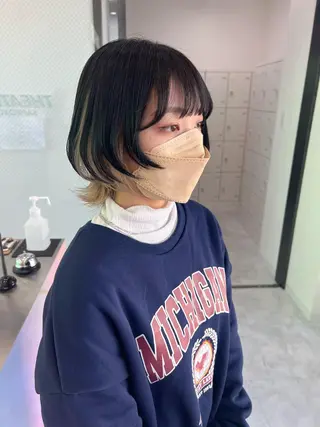 ショート カラー パーマ ヘアアレンジ メンズ キッズ ネイル マツエク・マツパ アイブロウ KANAMI 🌏のヘアスタイル