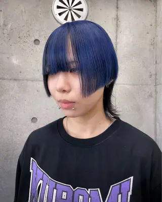 ミディアム ハイトーン/ブリーチ /ウルフ⛓️MAKIのヘアスタイル