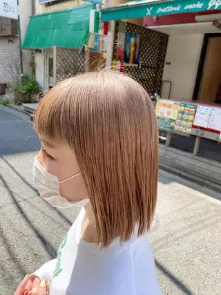 ショート カラー ブリーチ指名No.1 Daikiのヘアスタイル