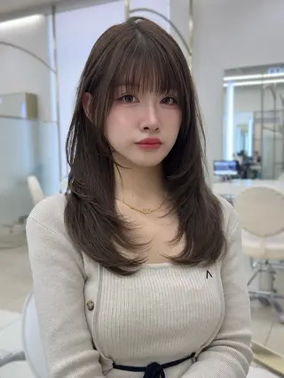 ロング 無料カット/ ミディアム特化 日向のヘアスタイル