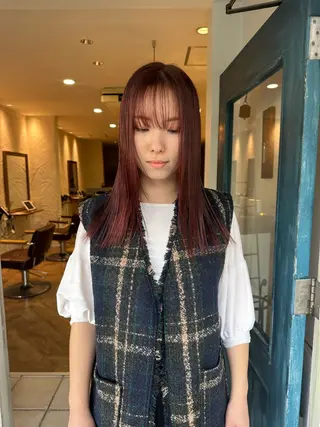 ミディアム カラー Manaka🟤 今泉　Musiiikのヘアスタイル