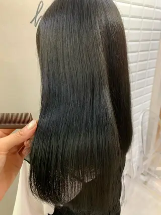 ロング カラー hubhair レイヤー/透明感のヘアスタイル