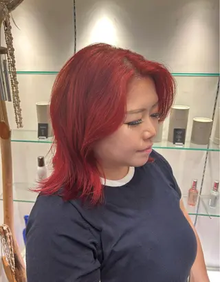 ミディアム 太田 絵麻のヘアスタイル