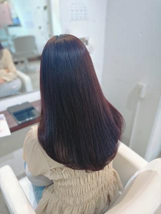 カラー 髪質改善✨/縮毛矯正 Amiのヘアスタイル