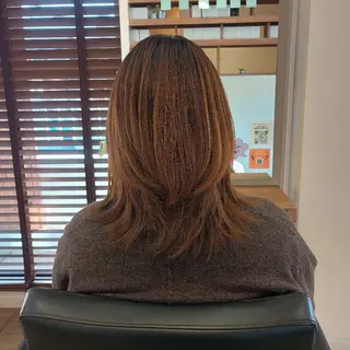 ミディアム アミーベル 井口店 池田のヘアスタイル